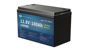 Batterie du système de stockage d'énergie LiFePO4 12,8 V 100 Ah