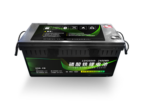 Batterie de stockage d'énergie 12V 200Ah, batterie LiFePO4